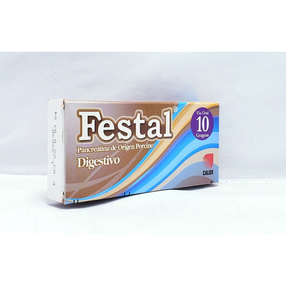 FESTAL 210 MG X 10 TAB