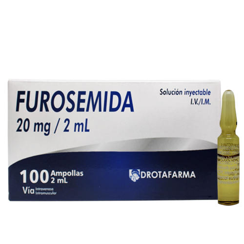 FUROSEMIDA 20MG/2ML X 1 AMP. IV./IM DROTAFARMA