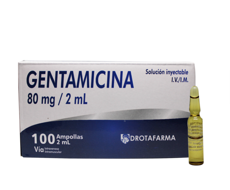 GENTAMICINA  80MG/2ML  X 1 AMPOLLA I.M/I.V DROTAFARMA
