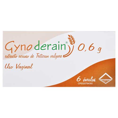 GYNODERAIN 0,6GR X 6 OVULOS VAG.