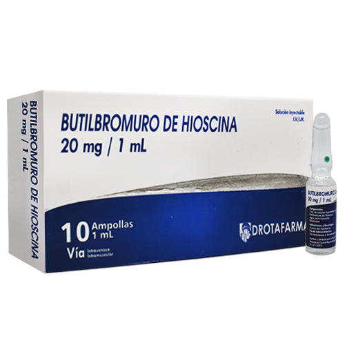 HIOSCINA ESCOPOLAMINA 20MG/ 1MLX 1 AMP.