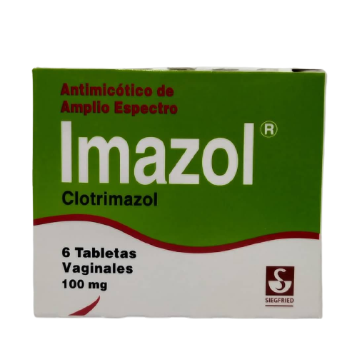 IMAZOL CLOTRIMAZOL 100 MG X 6 TAB. VAG.