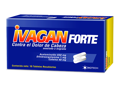 IVAGAN FORTE 650MG X 10 TAB. (BIOTECH)