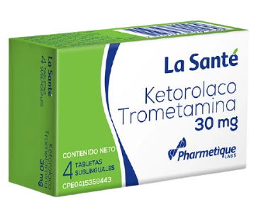 KETOROLACO 30 MG X 4 TAB SUBLINGUAL (LA SANTE)