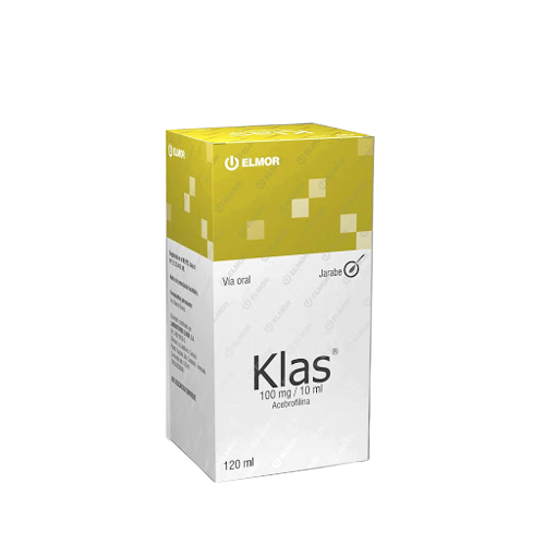 KLAS (ACEBROFILINA) 100MG/ 10ML X 120ML (ELMOR)