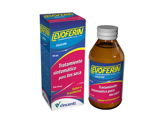 LEVOFERIN (LEVODROPROPIZINA) JARABE 90ML