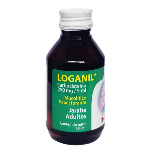 LOGANIL CARBOCISTEINA 250MG/5ML JBE. ADULTO. X 120ML