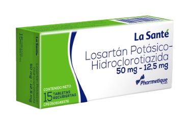 LOSARTAN HTC 50MG/12,5MG X 15 TAB LA SANTE/GENVEN