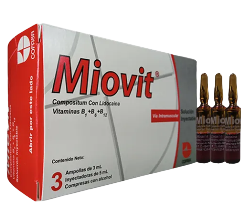MIOVIT X KIT 3 AMP complejo B