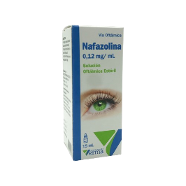 NAFAZOLINA 0,12MG/ML SOL. OFT. X 15ML VERMA