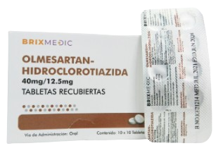 OLMESARTAN - HCT 40MG/12,5MG X 10 TAB. BRIXMEDIC