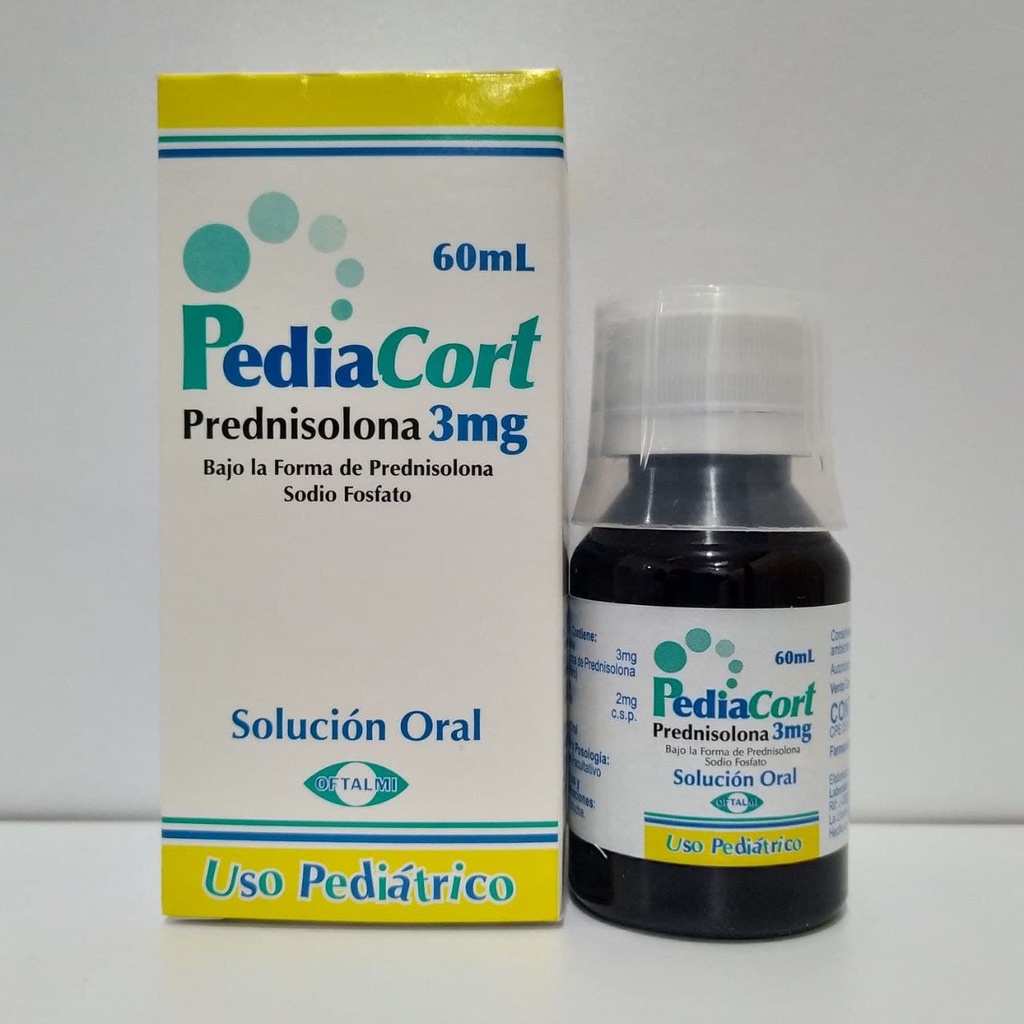 PEDIACORT PREDNISOLONA 3MG/ML X 60 ML