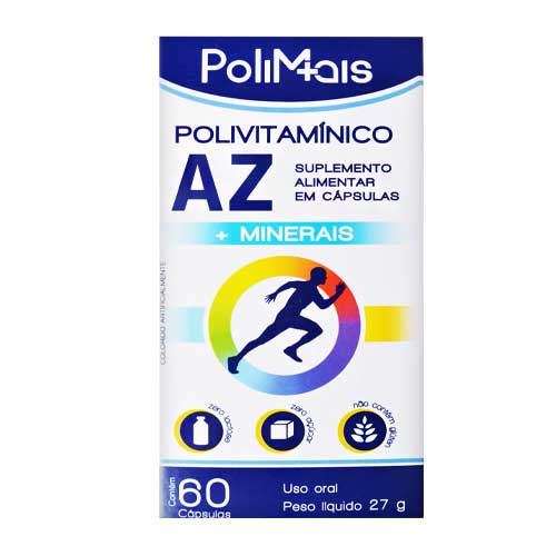 POLIVITAMINICO + MINERALES X 60 CAP. POLIMAIS