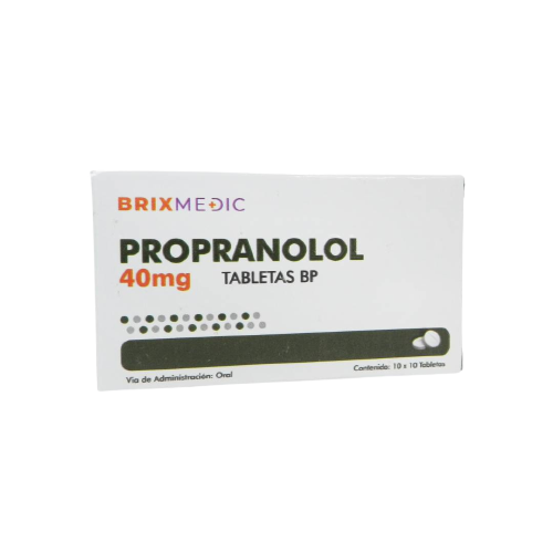 PROPRANOLOL 40 MG X 10 TAB. (UNICURE- BRIXMEDIC)