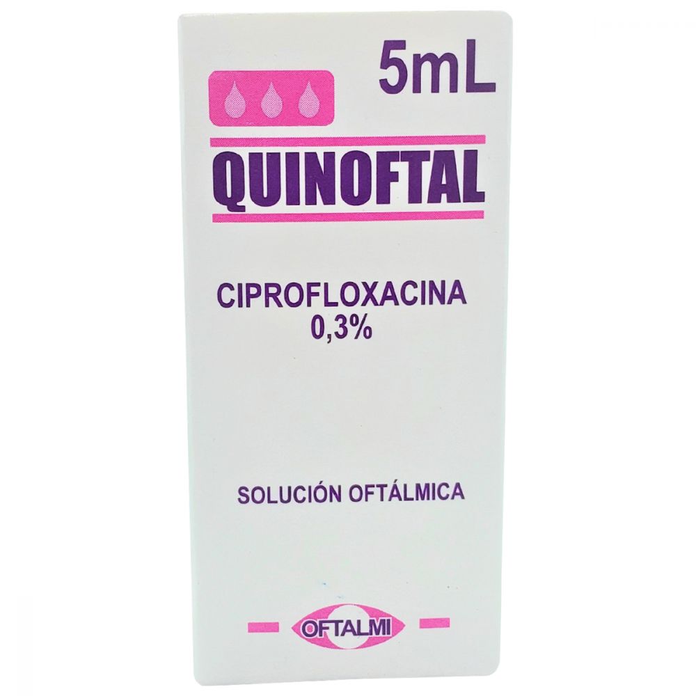 QUINOFTAL (CIPROFLOXACINA) 0.3% SOL OFT. X 5ML