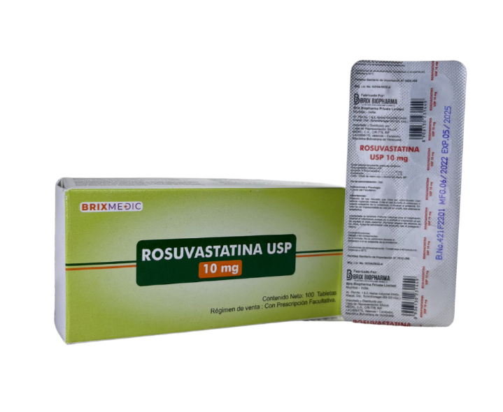ROSUVASTATINA 10 MG X 10 TAB BRIXMEDIC