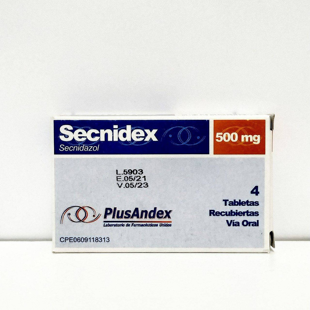 SECNIDEX 500MG X 4 TAB PLUSANDEX SECNIDAZOL