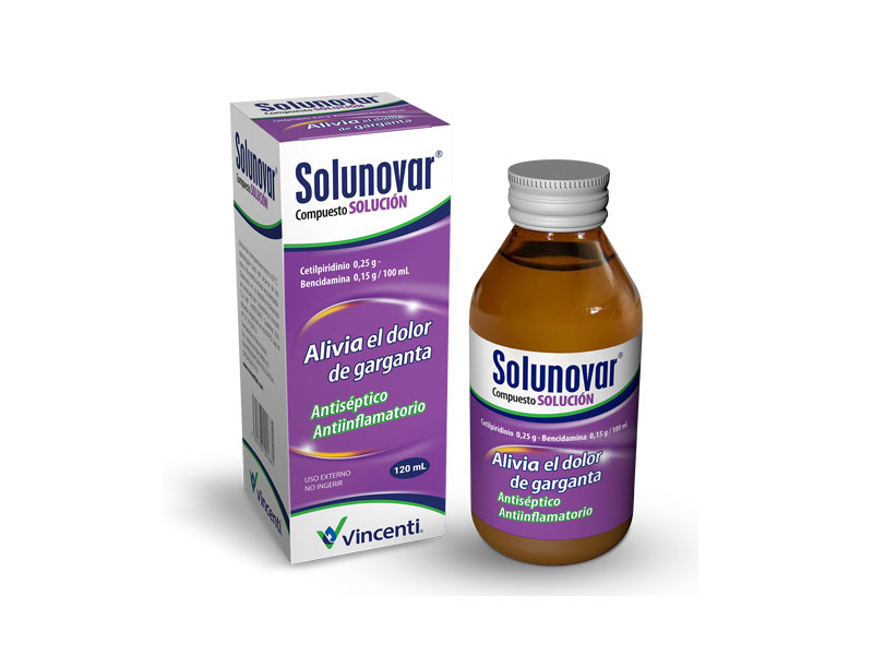 SOLUNOVAR COMPUESTO SOLUCION X 120 ML.