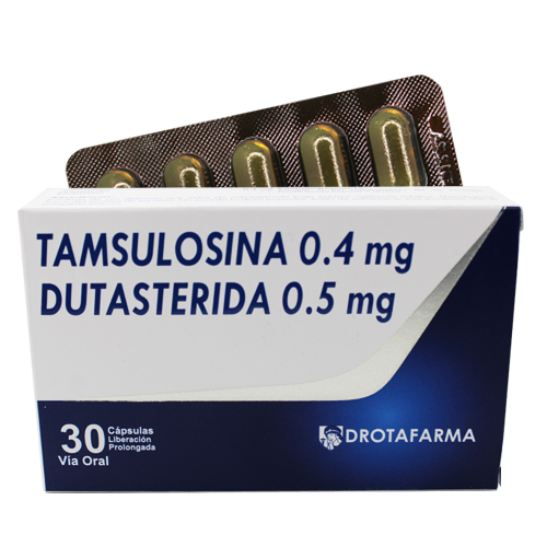 TAMSULOSINA + DUTASTERIDA 0,4MG/0,5MG X 30 TAB DROTAFARMA