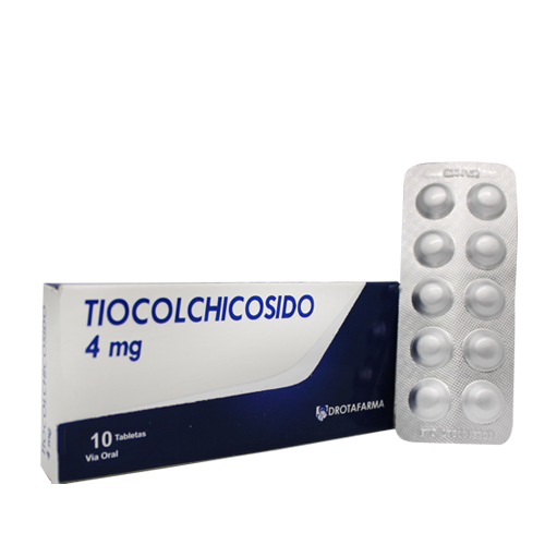 TIOCOLCHICOSIDO 4 MG X 10 TAB DROTAFARMA  FARMAMED