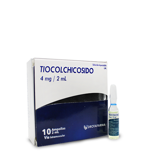 TIOCOLCHICOSIDO 4 MG/2ML X 1 AMPOLLA I.M DROTAFARMA KMPLUS