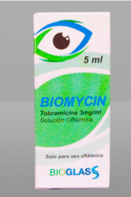 BIOMYCIN TOBRAMICINA GOTAS OFTAMICAS 0.3% X 5ML BIOGLASS