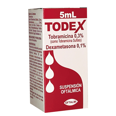 TODEX SUSP. OFTALMICA X 5 ML TOBRAMICINA + DEXAM