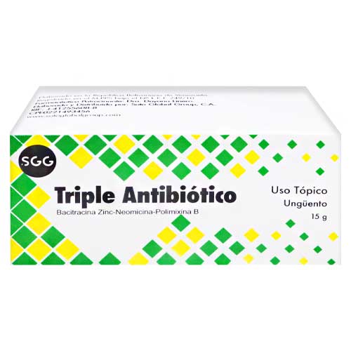 TRIPLE ANTIBIOTICO UNGUENTO X 15GR. S.G.G