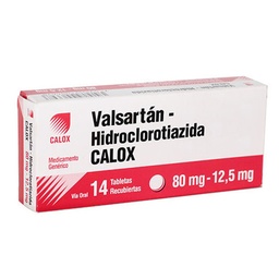 VALSARTAN HCT- 80MG/12,5 MG X 14 TAB CALOX