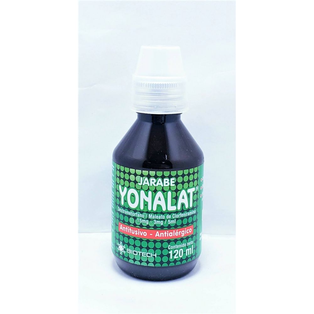 YONALAT (DEXTROMETORFANO+CLORFENIRAMINA) X 120ML
