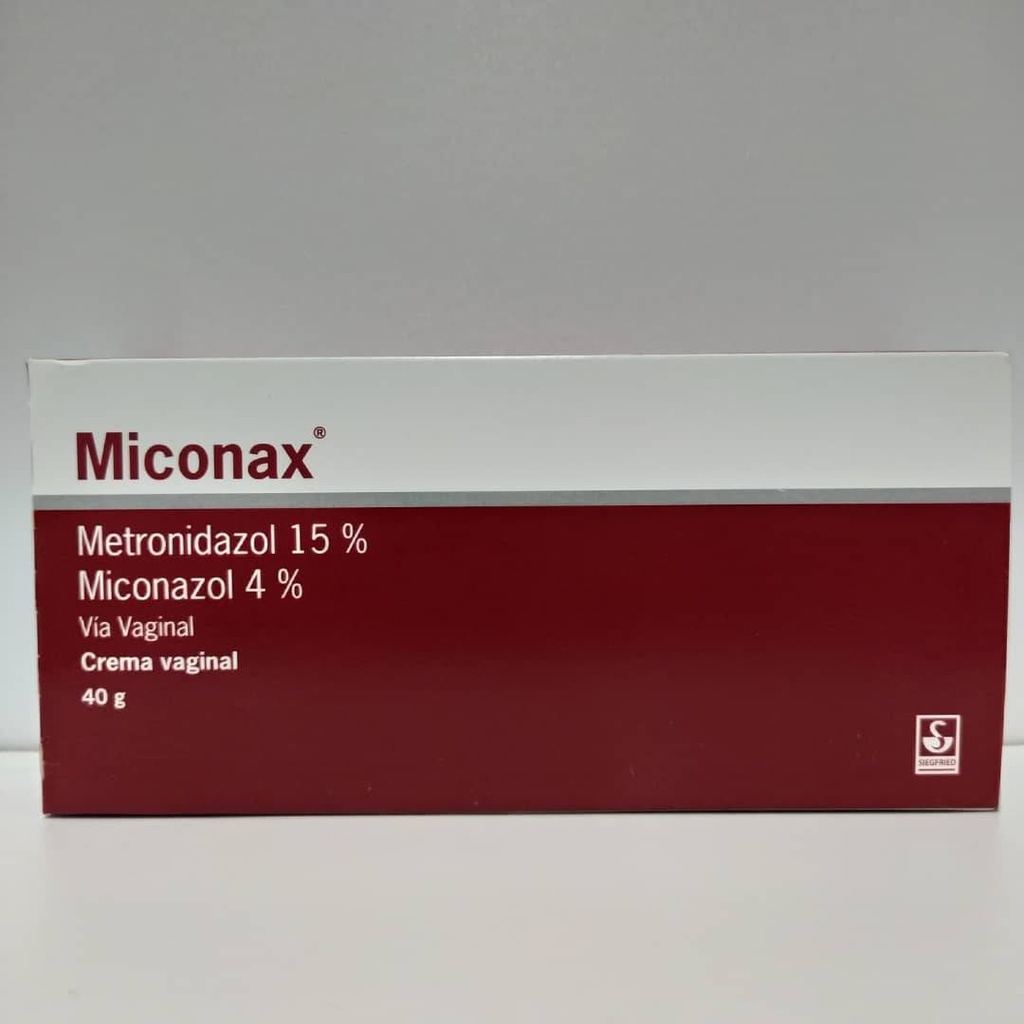 MICONAX (METRONIDAZOL+ MICONAZOL) 15%-4% CREMA VAG. X 40