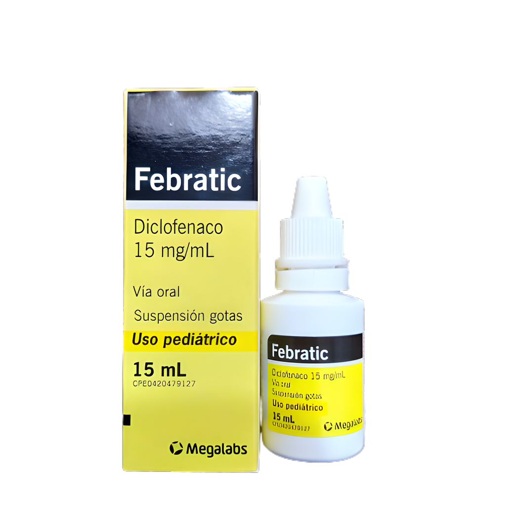 FEBRATIC (DICLOFENAC ) 15MG/ML GOTAS X 15 ML