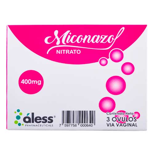MICONAZOL 400MG X 3 OVULOS VAG. ALESS