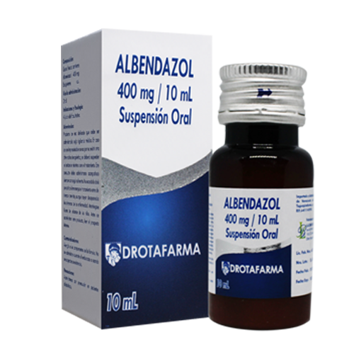 ALBENDAZOL SUSP 400 MG/10 ML= 200/5ML LAND