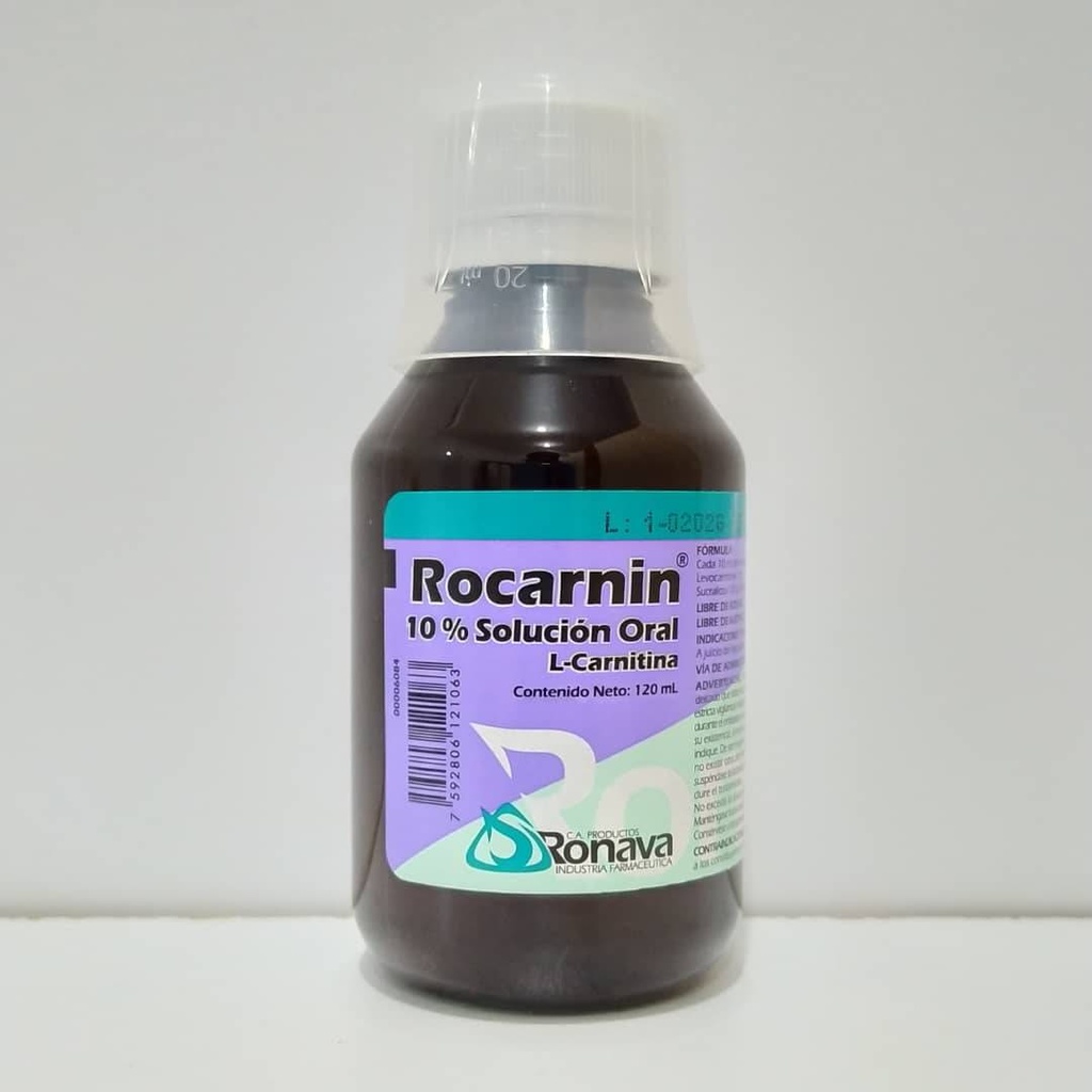 ROCARNIN L CARNITINA 10% JBE X 120ML