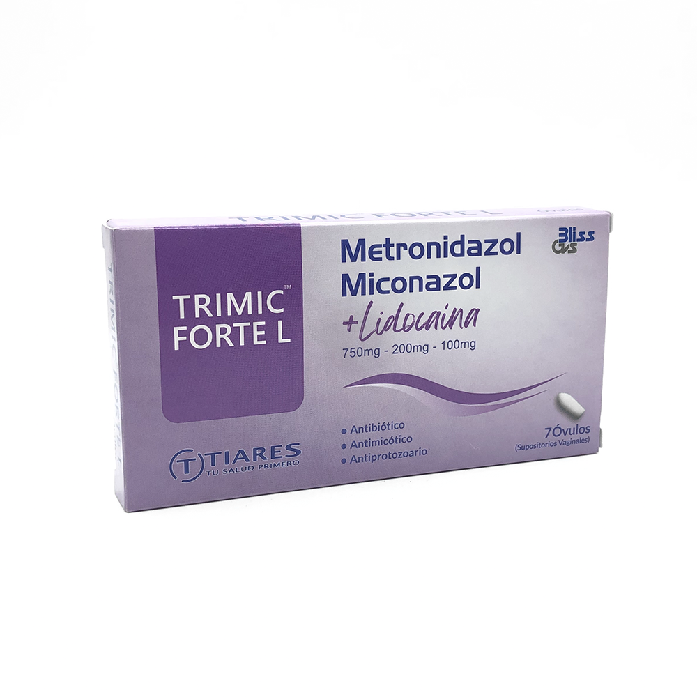 TRIMIC FORTE L METRO+MICO+LIDO X 7 OVULOS VAG. BLIS