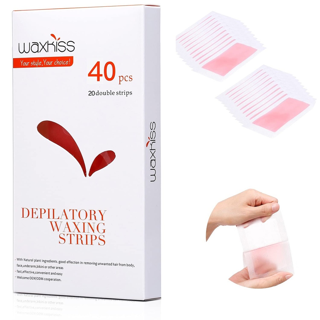 BANDAS DE CERA WAXKISS X 20 UND
