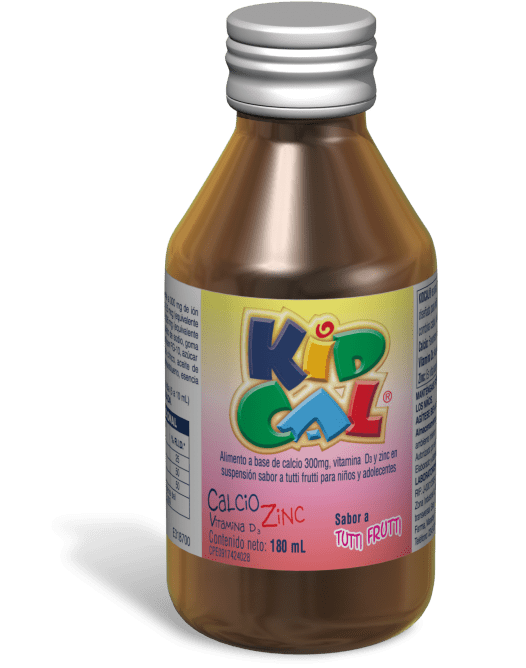 KIDCAL JBE CALCIO+VIT D3+ZINC X 180ML FARMA