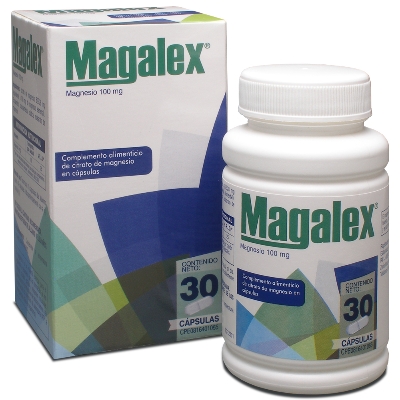 MAGALEX CITRATO DE MAGNESIO 622MG X 30 CAP