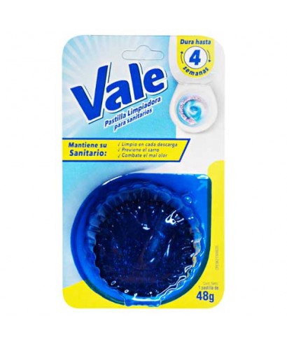 PASTILLA LIMPIADORA P/SANITARIO 48GR VALE