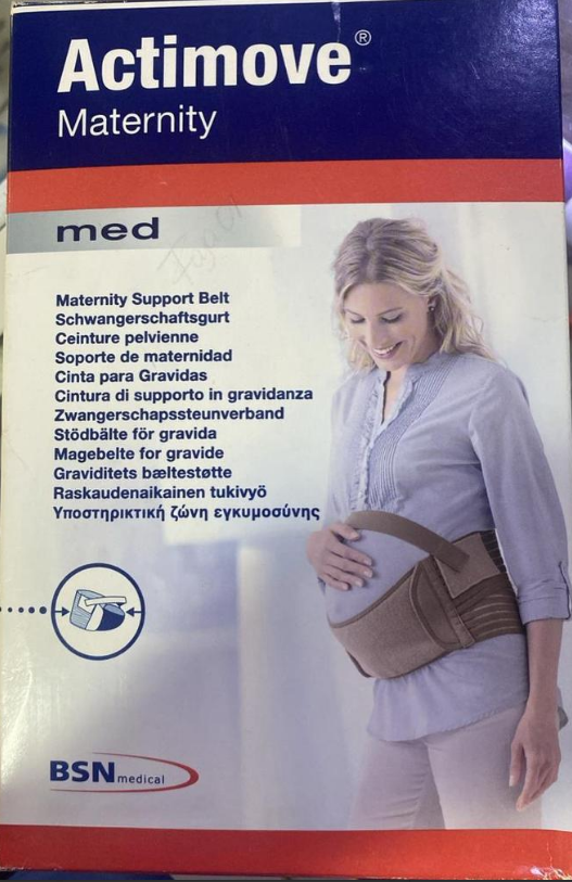 FAJA SOPORTE ABDOMINAL MATERNA TALLA M