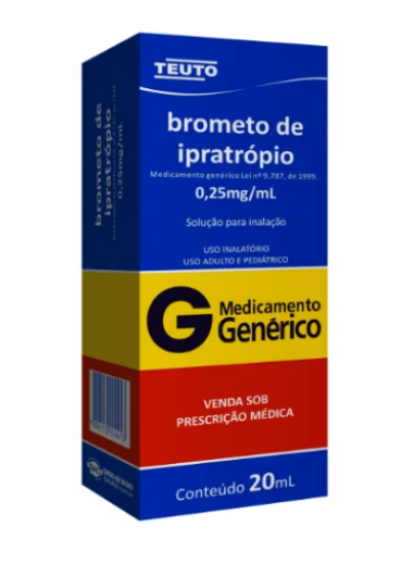 BROMURO DE IPRATROPIO 0,25MG/ML GOTAS X 20 ML TEUTO