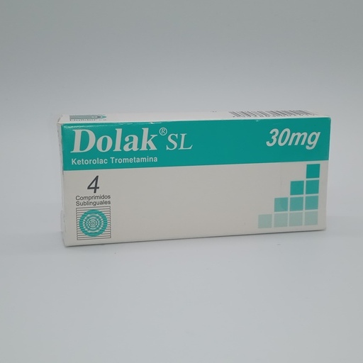 DOLAK KETOROLAC 30MG X 4 COMP. SL