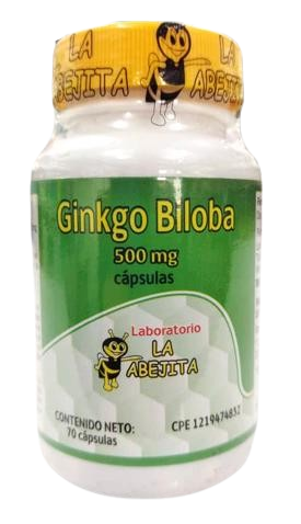 GINKGO BILOBA 500MG X 70 CAP. LA ABEJITA