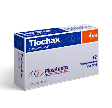 TIOCHAX TIOCOLCHICOSIDO 4MG X 12 TAB 