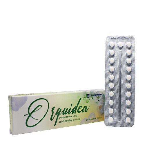 ORQUIDEA DROSPIRENONA 3MG + ETI 0,03MG X 21 TAB. DROTAFARMA