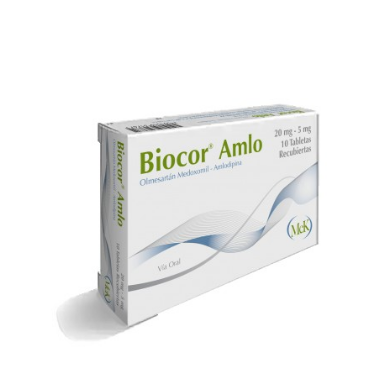 BIOCOR AMLO 20MG/5MG X 10 TAB.