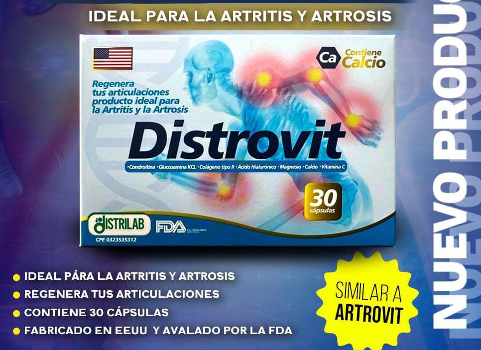 DISTROVIT X 30 CAP. DISTRILAB