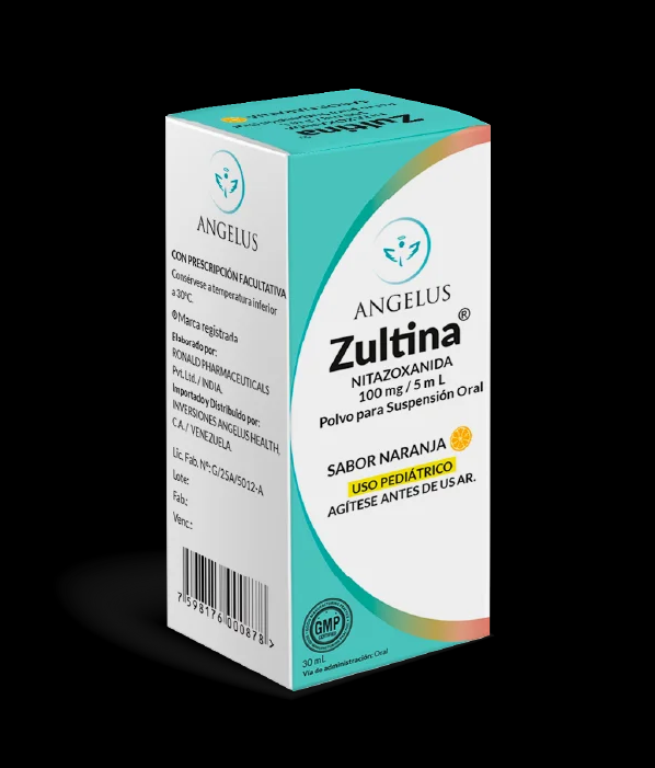ZULTINA NITAZOXANIDA 100MG/5ML SUSP. X 30 ML ANGELUS