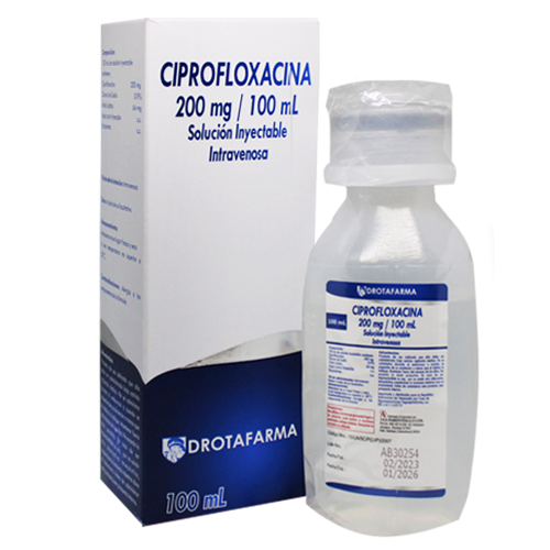 CIPROFLOXACINA 200MG/100ML X 1 AMPOLLA I.V